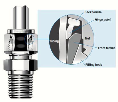 Ferrule Wedge Type Fitting